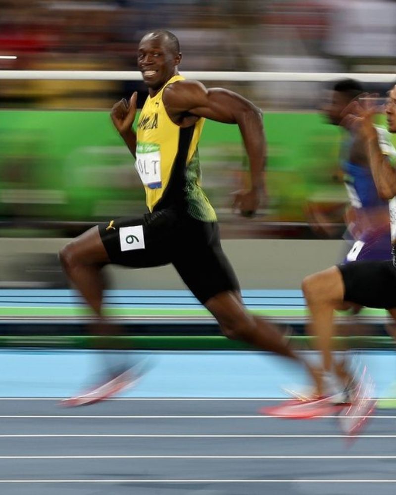 Usain Bolt seems to enjoy every race he runs - and wins